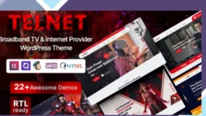 Telnet - Broadband TV and Internet Provider WordPress Theme