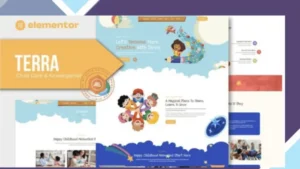 Terra - Child Care and Kindergarten Elementor Template Kit