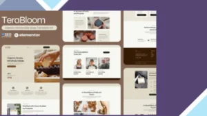 TerraBloom - Organic Handmade Soap Elementor Template Kit