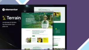 Terrain - Landscape and Gardening Elementor Template Kit