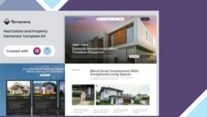 Terranova - Real Estate and Property Elementor Template Kit