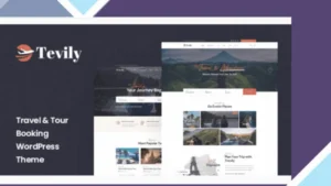 Tevily - Travel and Tour Booking WordPress Theme