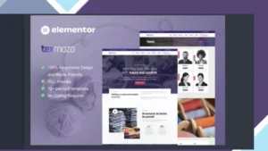 Texmazo - Textile and Garment Industry Elementor Template Kit