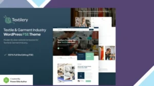 Textilery - Textile and Garment Industry WP Theme