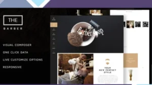 The Barber Shop - One Page Theme For Hair Salon