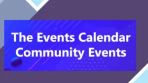 The Events Calendar Community Events
