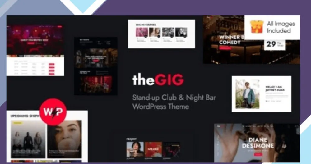 The Gig - Stand-up Club and Night Bar WordPress Theme