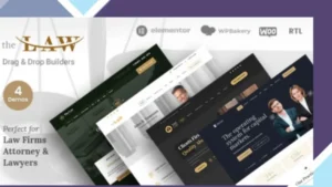 The Law - Lawyer WordPress Theme