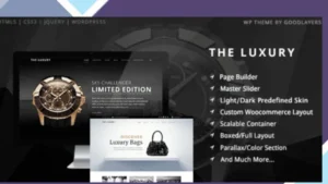 The Luxury - Dark / Light Responsive WordPress