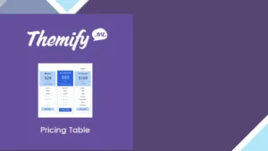 Themify Builder Pricing Table
