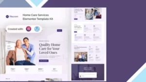 Theycare - Home Care Services Elementor Template Kit