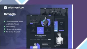 Thrivaglo - Business Coach Elementor Template Kit
