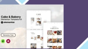 Tiffa - Cake and Bakery Elementor Template Kit