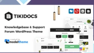 Tikidocs - Knowledgebase and Support Forum WordPress Theme