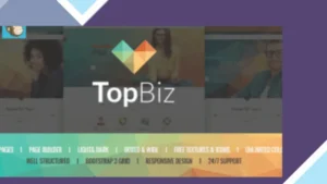 TopBiz - Responsive Corporate WordPress Theme