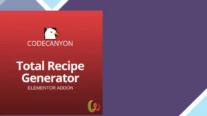 Total Recipe Generator for Elementor