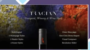 Tracian - Wine WordPress Theme