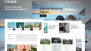 Track - Travel Guide Blog Elementor Template Kit