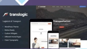 Translogic - Logistics and Shipment Transportation WordPress Theme