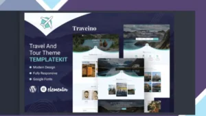 Traveino - Travel Agency Elementor Template Kit