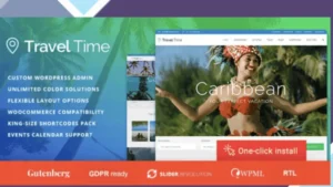Travel Time - Tour and Hotel WordPress Theme