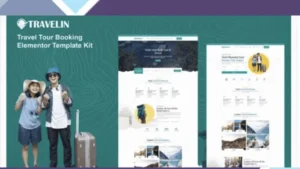 Travelin - Travel Tour Booking Elementor Template Kit