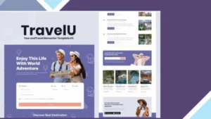 TravelU - Tour and Travel Elementor Template Kit