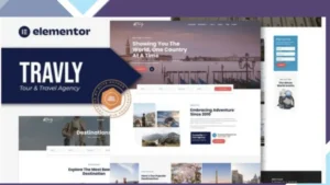 Travly - Tour and Travel Agency Elementor Template Kit