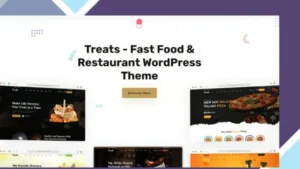 Treats - Fast Food and Restaurant WordPress Theme