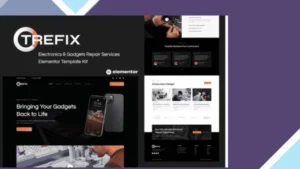 Trefix - Electronics and Gadgets Repair Services Elementor Template Kit