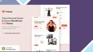 Treina - Personal Trainer and Fitness FSE WordPress