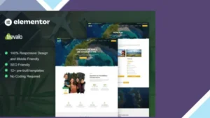 Trevalo - Travel and Tour Agency Elementor Pro Template Kit