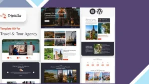 Tripitika - Tourism and Travel Agency Elementor Template Kit