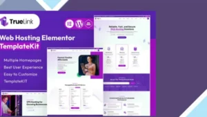 TrueLink - Web Hosting Elementor Template Kit