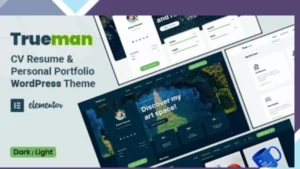 Trueman - Personal Portfolio WordPress Theme