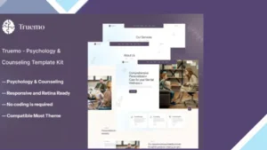 Truemo - Psychology and Counseling Template Kit