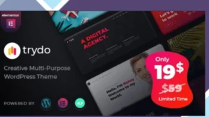 Trydo - Creative Agency and Portfolio WordPress Theme