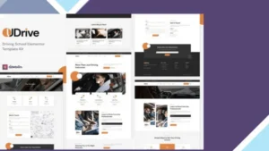 Udrive - Driving School Elementor Template Kit
