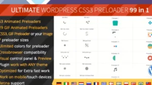 Ultimate WordPress Preloader PRO