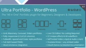 Ultra Portfolio - WordPress Plugin