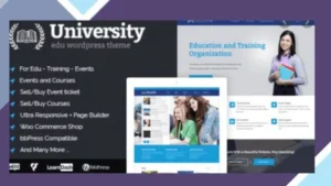 University - Education - Event and Course Theme