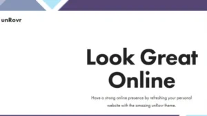 unRovr - Animated vCard and Resume WordPress Theme