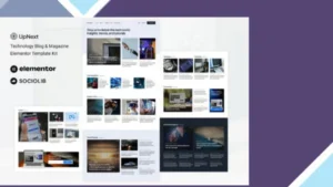 UpNext - Technology Blog and Magazine Elementor Template Kit
