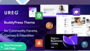 Ureg - BuddyPress and Community WordPress Theme