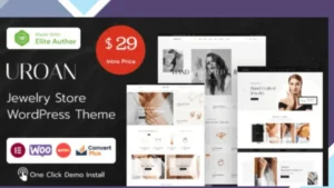 Uroan - Jewelry and Ornament Store WordPress Theme