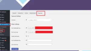 User Registration Stripe