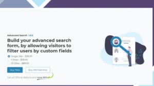 UsersWP Advanced Search