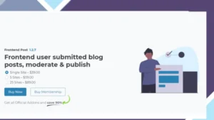 UsersWP Frontend Post