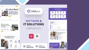 UXApex - IT Solutions and Services Company Elementor Template Kit