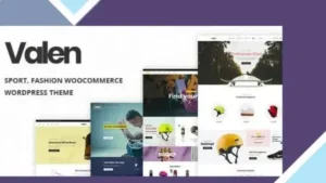 Valen - Sport Fashion WooCommerce WordPress Theme